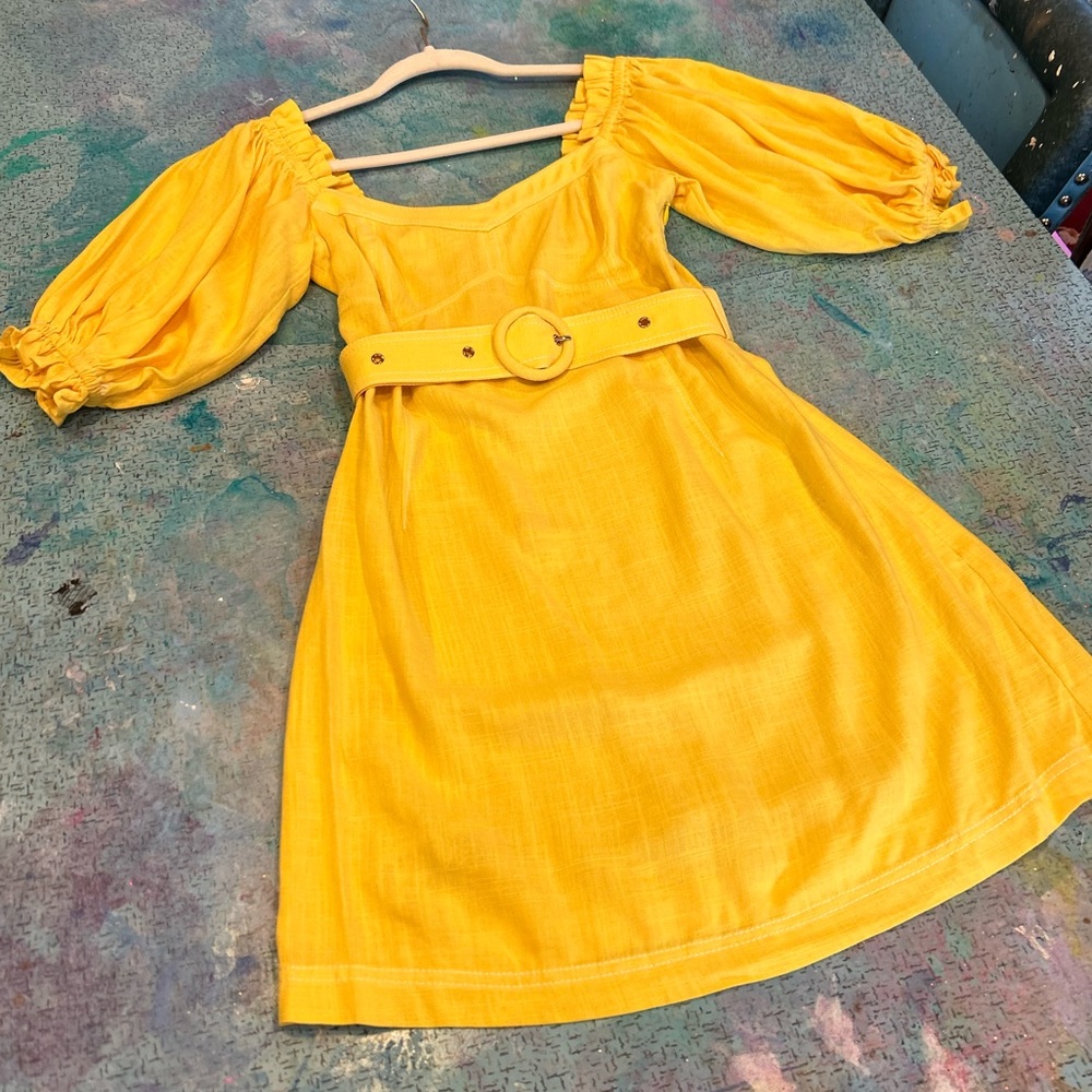 Golden Yellow Dress